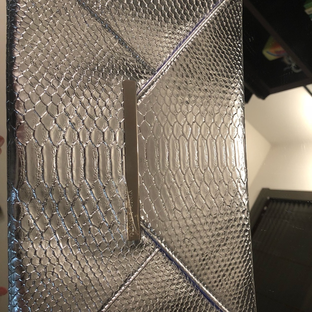 Vince Camuto Silver Clutch